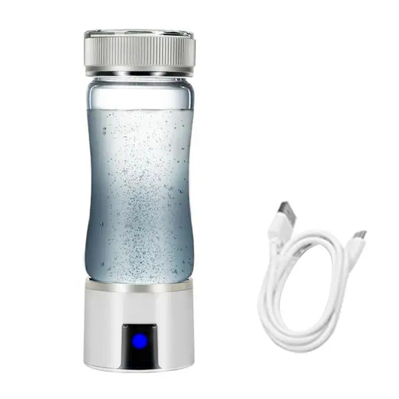 Hydrogen Water Bottle Electrolysis Hydrogen Water Bottle Portable 300Ml Hydrogen Rich Water Bottle with Spe Pem for Birthday