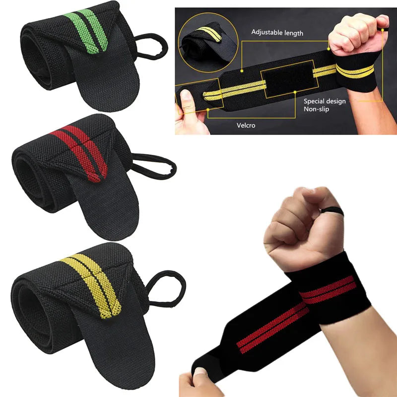 1 Piece Weight Lifting Strap Fitness Gym Sport Wrist Wrap Bandage Hand Support Wristband