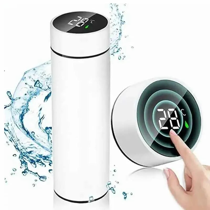 500Ml Smart Water Bottle Stainless Steel Thermos Temperature Display Leakproof Vacuum Flasks Coffee Cup Milk Mug Christmas Gift