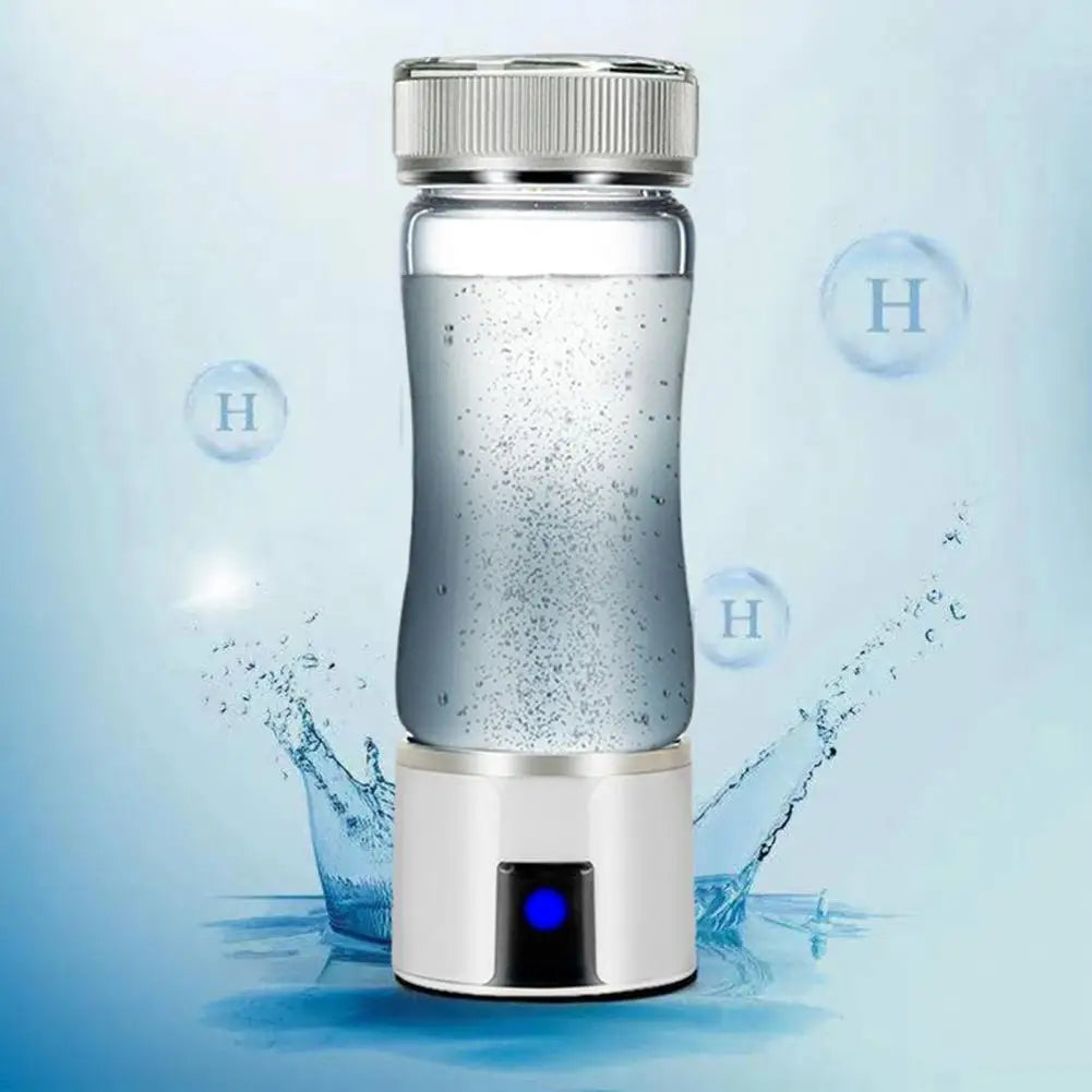 Hydrogen Water Bottle Electrolysis Hydrogen Water Bottle Portable 300Ml Hydrogen Rich Water Bottle with Spe Pem for Birthday